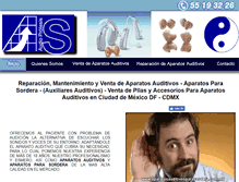 Tablet Screenshot of aparatosauditivosparasordera.com.mx